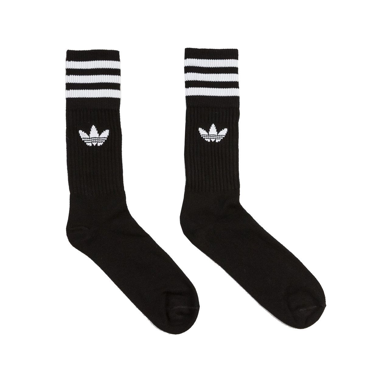 ADIDAS “Solid Crew” 3 Pack high top socks